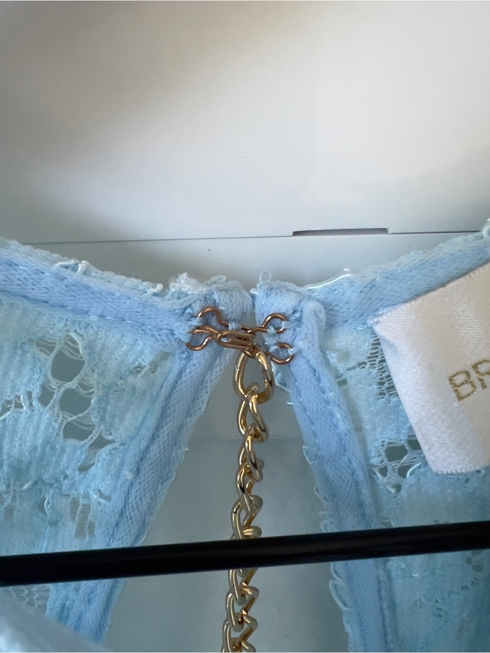 Bronx and Banco Bronx & Banco Electra Lace Gown Maxi Dress Blue - Picture 12 of 14